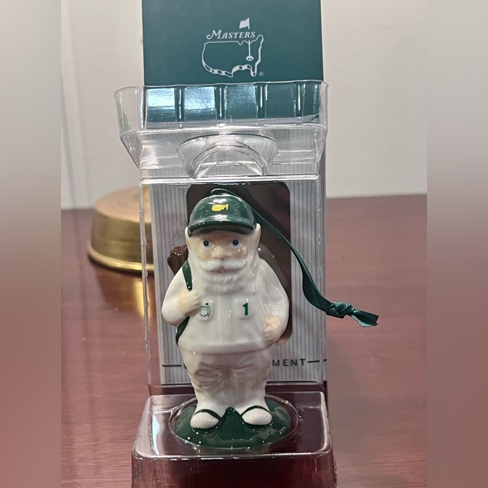 Masters Caddie Gnome Christmas Ornament 2025 Augusta National Golf Club ANGC NIB